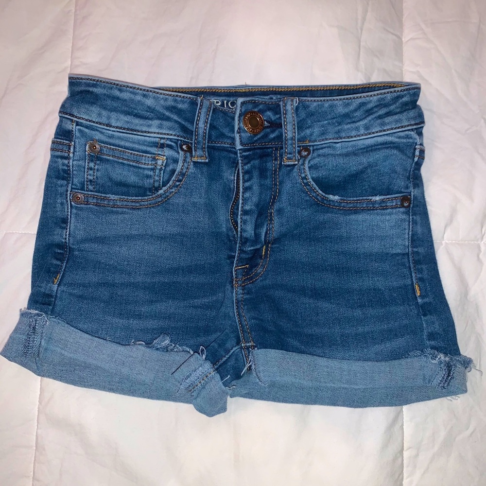 American Eagle High Waisted Jean Shorts